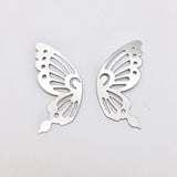 Alloy Insect Pendants Butterfly Charms DIY Earrings 100PCs