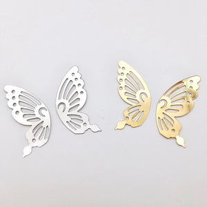 Alloy Insect Pendants Butterfly Charms DIY Earrings 100PCs