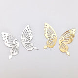 Alloy Insect Pendants Butterfly Charms DIY Earrings 100PCs