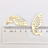 Alloy Insect Pendants Butterfly Charms DIY Earrings 100PCs