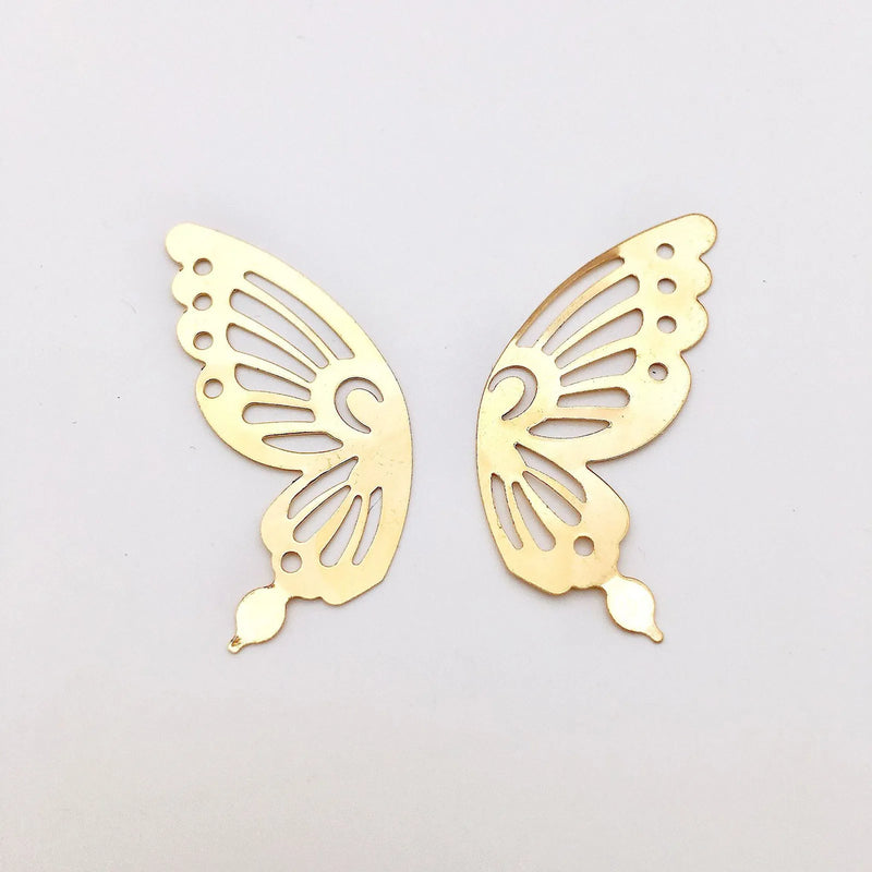 Alloy Insect Pendants Butterfly Charms DIY Earrings 100PCs