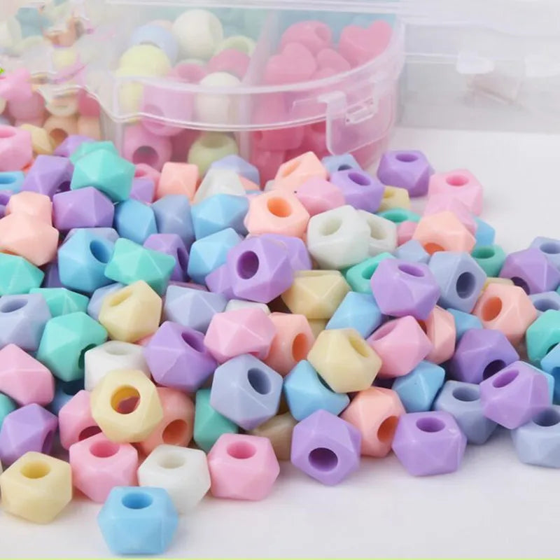 Irregular 12MM Acrylic Mix Horn Beads 100 Pieces