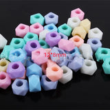 Irregular 12MM Acrylic Mix Horn Beads 100 Pieces