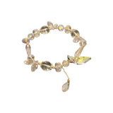 Irregular Crystal Heart Bracelet Women Elasticity Temperament Jewelry