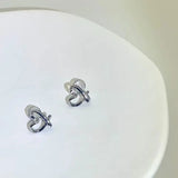 Irregular Heart Earrings for Women Silicone Ear Clip