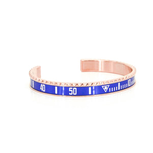 Italian Stainless Steel High Bangles Cuff Speedometer Bracelet