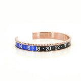 Italian Stainless Steel High Bangles Cuff Speedometer Bracelet