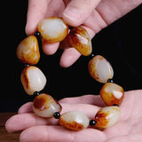 Jade Bead Bracelet Men Women Jadite Charm Jewelry