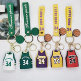 Jersey Keychain Car Key Ring Decoration Bag Pendant Men's Women's