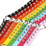 Harajuku Rivet Leather Collar Love Heart Necklace KJL068