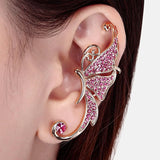 Women's Angel Wing Earclip Earrings