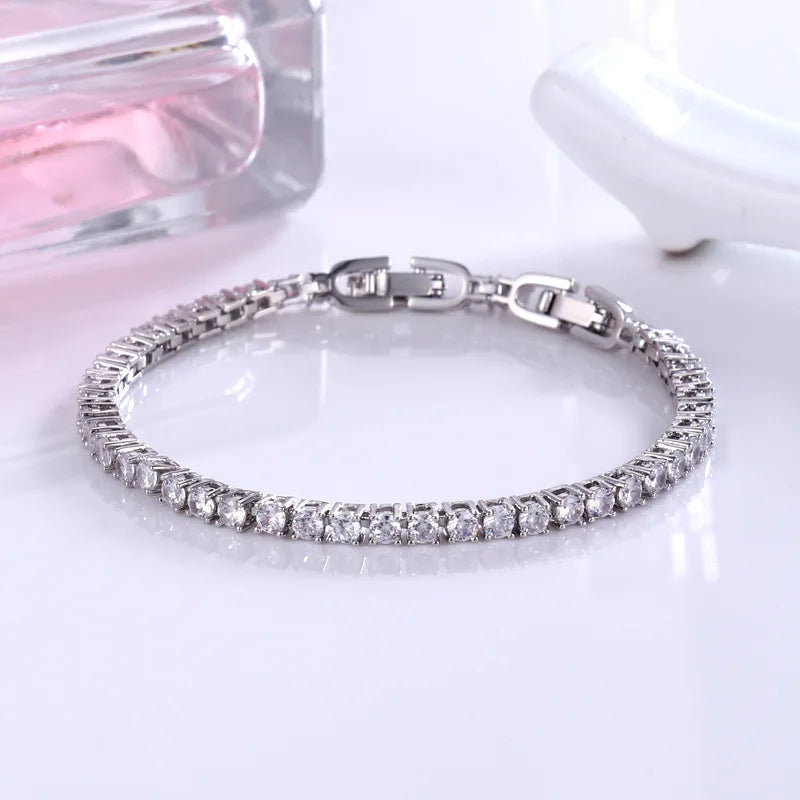 Charm Round Crystal Bracelet for Women
