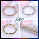 Charm Round Crystal Bracelet for Women
