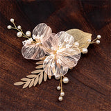 Bridal Wedding Flower Petal Hair Pins and Clips
