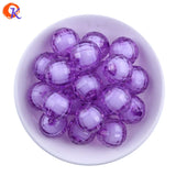 100Pcs/Lot Mix Chunky Beads Acrylic Disco Faceted Bead In Bead
