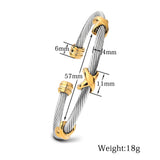 316L Steel Bracelet Bangles Women Party Accessories Gift