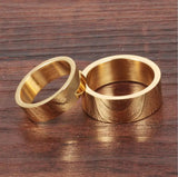 316L Stainless Steel Couple Rings Wedding Engagement GJ333