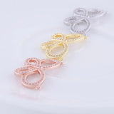 Zircon Butterfly Charms for Jewelry Making