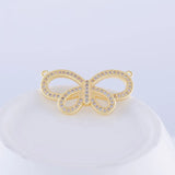 Zircon Butterfly Charms for Jewelry Making