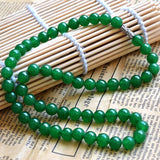 Green Chalcedony Stone Pendant Necklace for Women