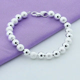925 Silver Bracelet Light Sand Buddhist Bead Bracelet for Woman