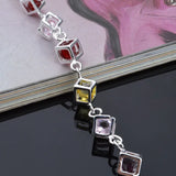 925 Silver CZ Bracelet Gift for Her