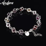 925 Silver CZ Bracelet Women's Jewelry Gift