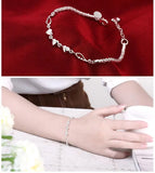 925 Silver Love Bracelet Charm Jewelry Gift