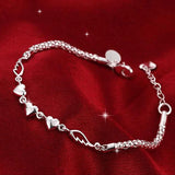 925 Silver Love Bracelet Charm Jewelry Gift