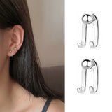 925 Silver Stud Earrings Women Kids Wedding Jewelry