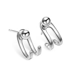 925 Silver Stud Earrings Women Kids Wedding Jewelry