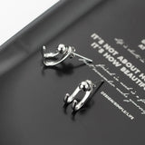 925 Silver Stud Earrings Women Kids Wedding Jewelry