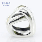 925 Sterling Silver Intertwined Bead for Pandora DIY Jewelry Making