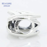 925 Sterling Silver Intertwined Bead for Pandora DIY Jewelry Making