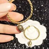 Skull Pendant Earrings Street Punk Style Women's Jewelry
