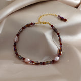 Colorful Beaded Pearl Cuff Bracelet Charm Bracelet