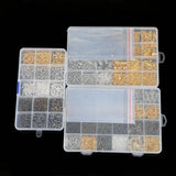 Metal Jump Rings Pins Clasp Hooks DIY Jewelry Findings Set