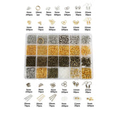Metal Jump Rings Pins Clasp Hooks DIY Jewelry Findings Set