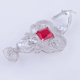 Zircon Flower Charms Pendants For Jewelry Making