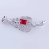 Zircon Flower Charms Pendants For Jewelry Making