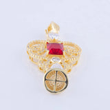 Zircon Flower Charms Pendants For Jewelry Making