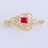 Zircon Flower Charms Pendants For Jewelry Making