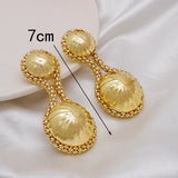 Bohemia Drop Dangle Earrings Round Wedding Engagement