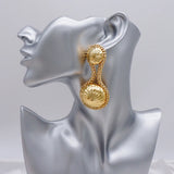 Bohemia Drop Dangle Earrings Round Wedding Engagement