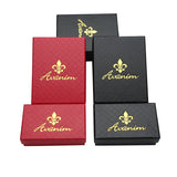 Red/Black Ring Earrings Pendant Box 24pcs