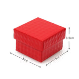 Red/Black Ring Earrings Pendant Box Set