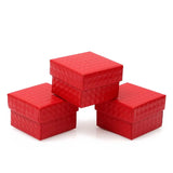 Red/Black Ring Earrings Pendant Box Set