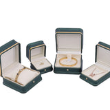 Foldable Jewelry Box for Wedding Rings, Golden Sideline Gift Organizer