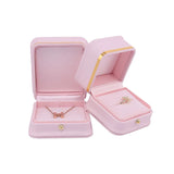 Foldable Jewelry Box for Wedding Rings, Golden Sideline Gift Organizer