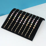 S-Type Velvet Jewelry Bracelet Watch Display Plate Holder